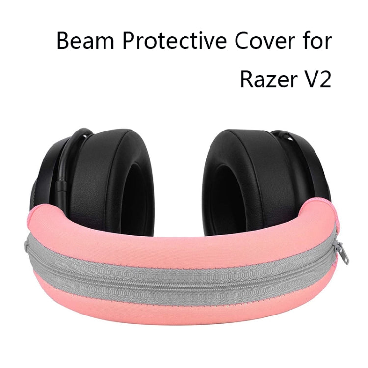 2 PCS Headset Sponge Case For Razer BlackShark V2/V2X/V2SE, Colour: Round(Black Green Net) - Earmuff & Pad by PMC TechLife | Online Shopping South Africa | PMC TechLife