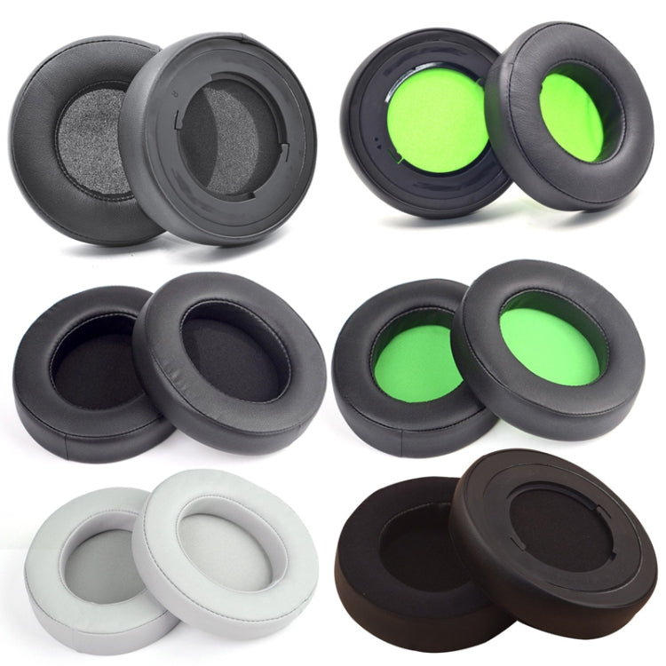 2 PCS Headset Sponge Case For Razer BlackShark V2/V2X/V2SE, Colour: Ellipse(Black Green Net) - Earmuff & Pad by PMC TechLife | Online Shopping South Africa | PMC TechLife
