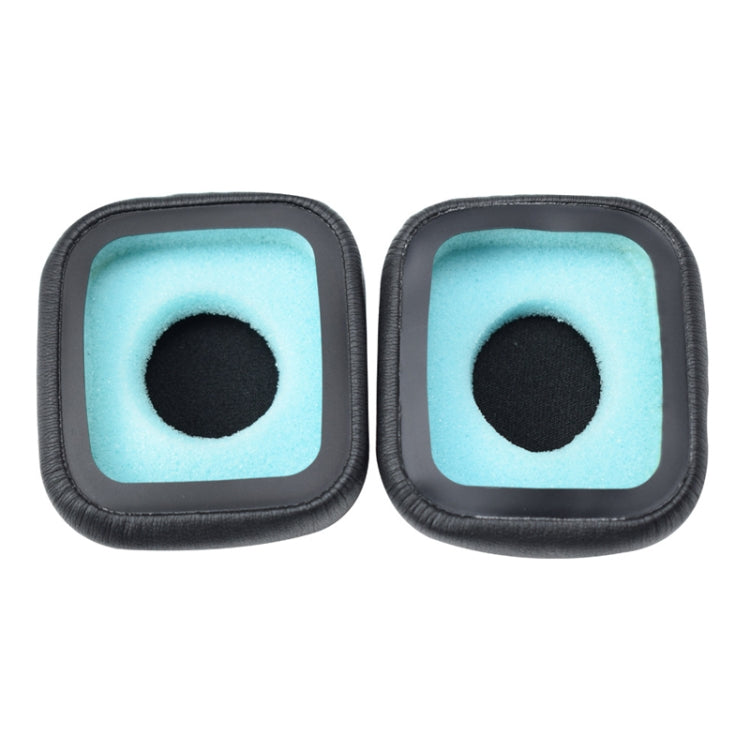 1 Pairs Headphone Sponge Cover Earmuff Leather Sleeve For Logitech UE5000(Black Blue Sponge) - Earmuff & Pad by PMC Jewellery | Online Shopping South Africa | PMC Jewellery