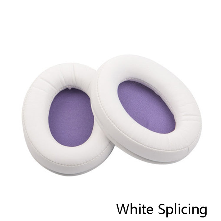 1 Pairs Headset Sponge Cover Ear Pad Leather Case For Kingston Cloud Silver II, Colour: White Splicing - Earmuff & Pad by PMC TechLife | Online Shopping South Africa | PMC TechLife
