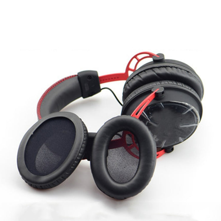 1 Pairs Headset Sponge Cover Ear Pad Leather Case For Kingston Cloud Silver II, Colour: White Splicing - Earmuff & Pad by PMC TechLife | Online Shopping South Africa | PMC TechLife
