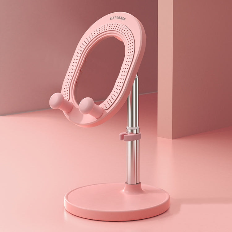 OATSBASF Live Telescopic Desktop Compact Portable Phone Holder, Standard: Bracket Pink - free shipping - PMC TechLife - Order now!