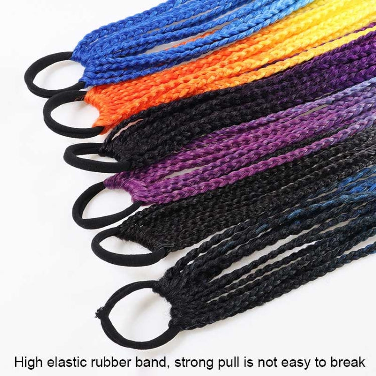 FQXBMW Colorful Braid Hair Band Wigs Corn Silk Colorful Dreadlocks Ponytail, Color: 20 - Wigs by PMC Jewellery | Online Shopping South Africa | PMC Jewellery