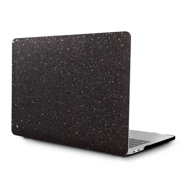 For MacBook Air 13 A1932 / A2179 / A2337 Plane PC Laptop Protective Case (Pure Black) - MacBook Air Cases by PMC Jewellery | Online Shopping South Africa | PMC Jewellery