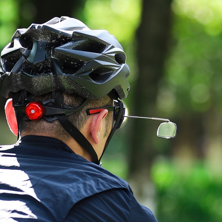 WEST BIKING Bicycle Riding Glasses Mini Rearview Mirror Multi-Angle Adjustable Flat Mirror(Black) - free shipping - PMC TechLife - Order now!