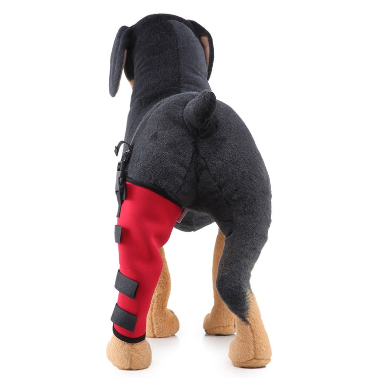 HJ19 Pet Surgery Rehabilitation Back Leg Protector Walking Aids, Size: S(Red Left Back Leg) - Pet Care by PMC Jewellery | Online Shopping South Africa | PMC Jewellery