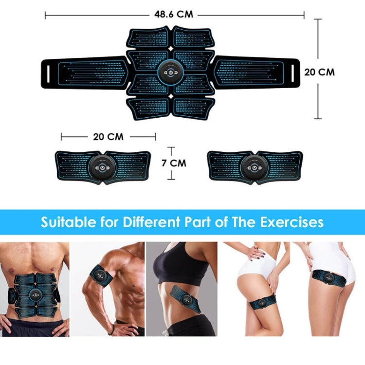 1082 EMS Muscle Training Abdominal Muscle Stimulator Home Fitness Belt(4 Pieces Belt) - Fitness Equipments by PMC Jewellery | Online Shopping South Africa | PMC Jewellery