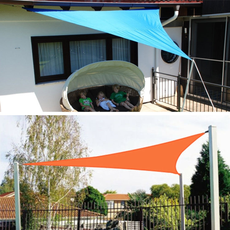 Triangle Outdoor Garden Sunshade Sail Waterproof Anti-UV Canopy, Size: 6m x 6m x 6m(Lake Blue) - Tents & Accessories by PMC Jewellery | Online Shopping South Africa | PMC Jewellery