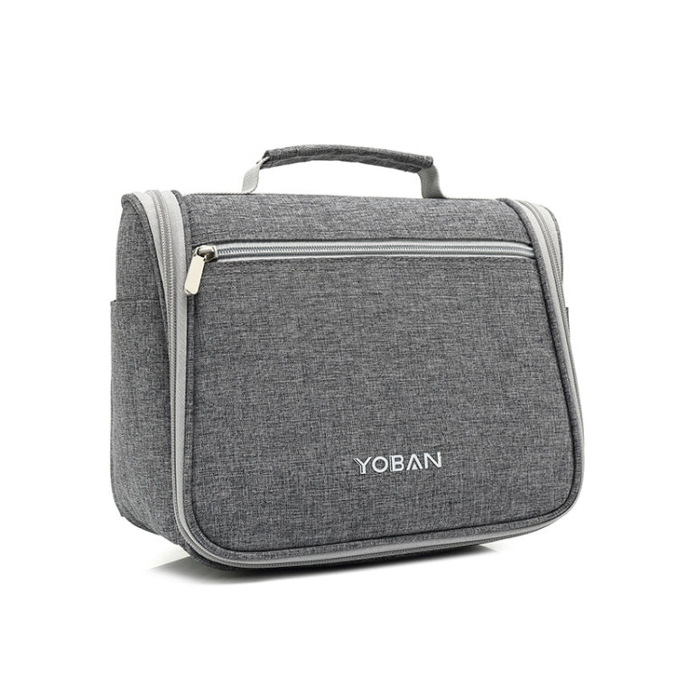 YOBAN Travel Outdoor Multifunctional Large-Capacity Washing Storage Bag Hanging Waterproof Cosmetic Bag(Grey) - Storage Boxes by PMC Jewellery | Online Shopping South Africa | PMC Jewellery