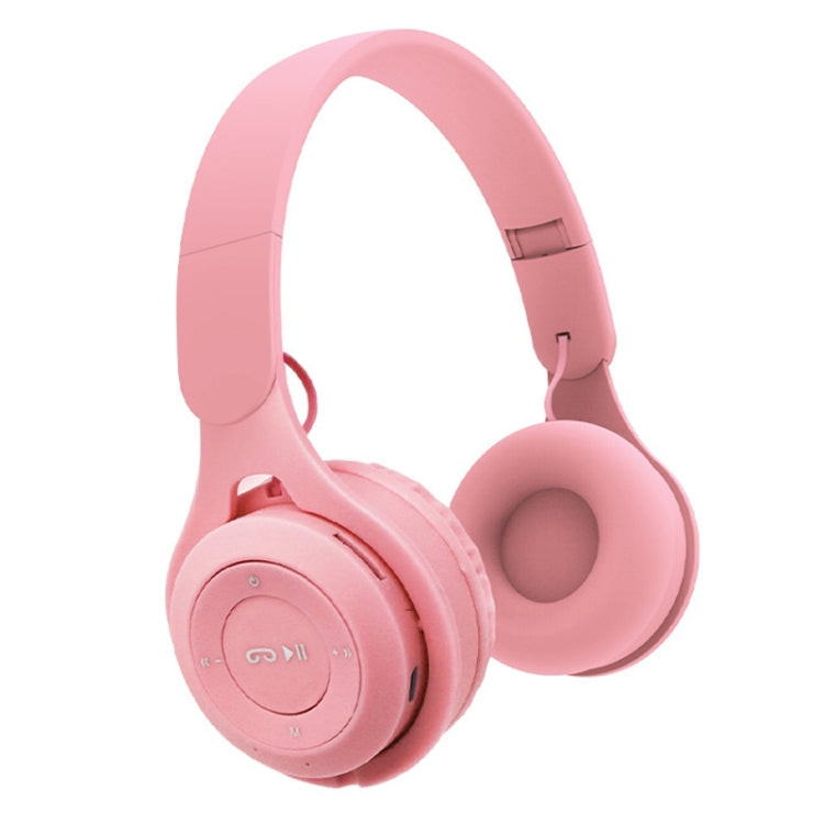 M6 Wireless Bluetooth Headset Folding Gaming Stereo Headset With Mic(Pink) - Headset & Headphone by PMC Jewellery | Online Shopping South Africa | PMC Jewellery
