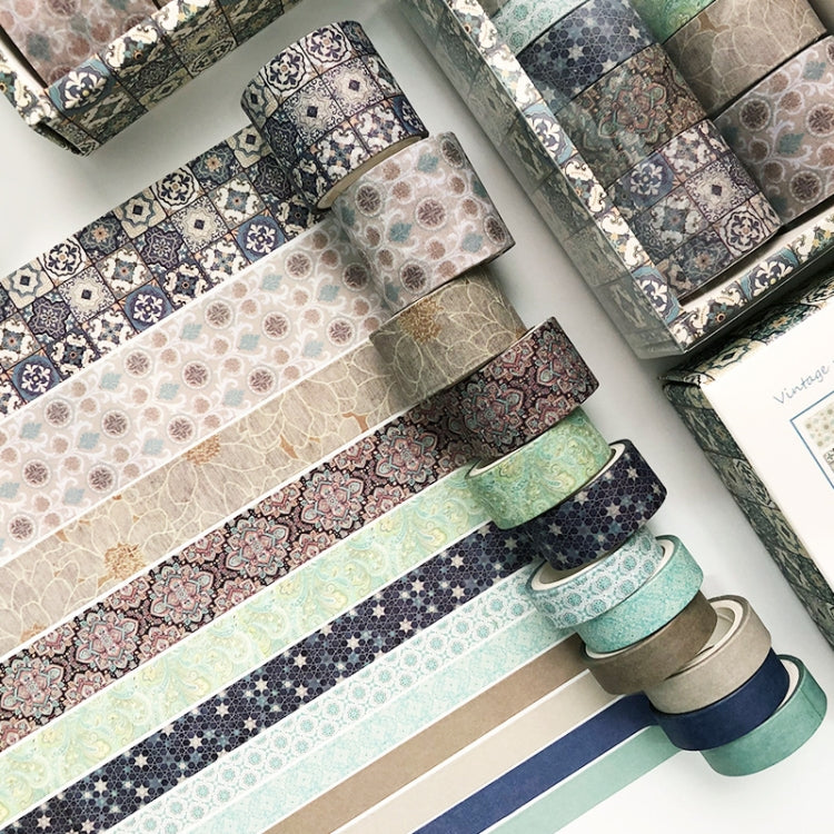 Antique And Paper Tape Hand Account DIY Decoration Material, Colour: Ancient Style - Tape & Solid glue by PMC TechLife | Online Shopping South Africa | PMC TechLife