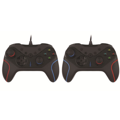 Wired Gamepad For Nintendo Switch / Android / iOS / PC(S818W Left Red Right Blue) - Gamepads by PMC Jewellery | Online Shopping South Africa | PMC Jewellery