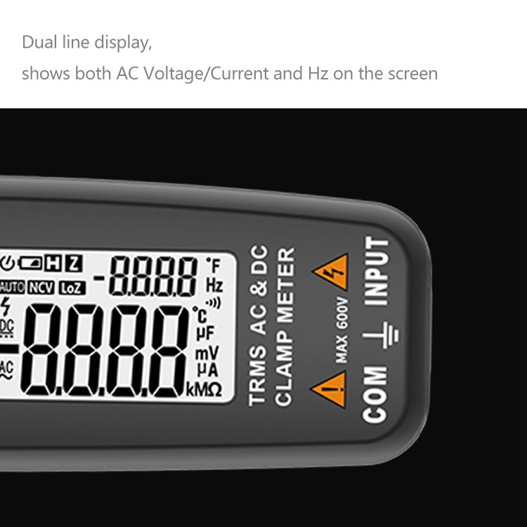 BSIDE ACM91 Digital Clamp Meter AC/DC Current 1mA True RMS Auto Range  Capacitor Tester Multimeter(Blue) - Digital Multimeter by BSIDE | Online Shopping South Africa | PMC Jewellery | Buy Now Pay Later Mobicred