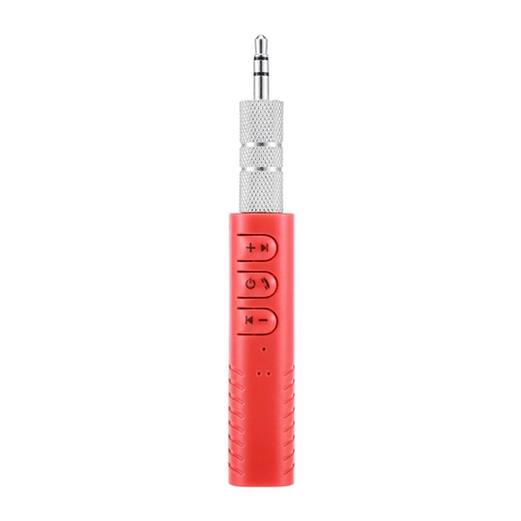 H-139 3.5mm Lavalier Bluetooth Audio Receiver with Metal Adapter(Red) - Audio Receiver Transmitter by PMC TechLife | Online Shopping South Africa | PMC TechLife