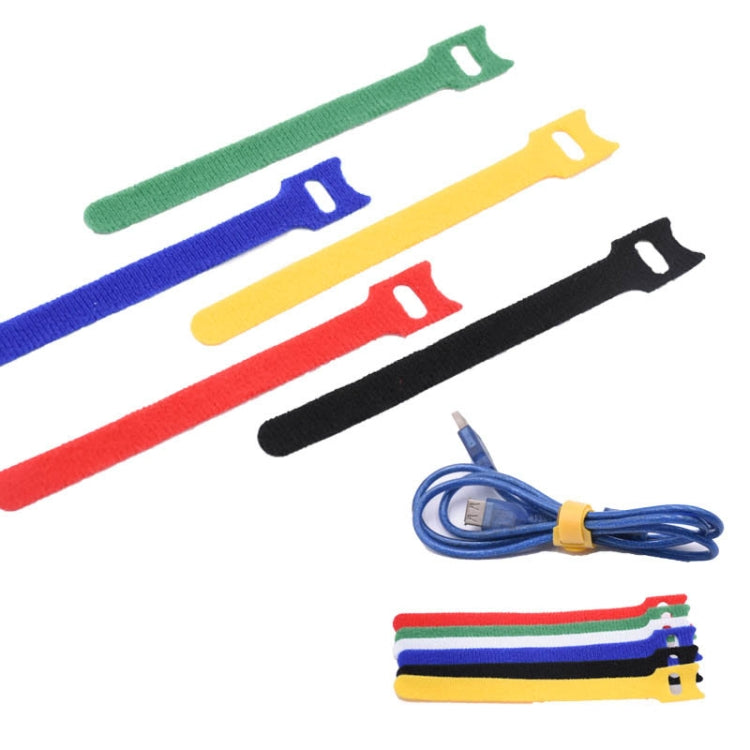 60 PCS T-Shaped Cable Organizer Belt Nylon Winder Buckle, Length: 20cm(Color Random Delivery) - Cable Organizer by PMC TechLife | Online Shopping South Africa | PMC TechLife | Buy Now Pay Later Mobicred