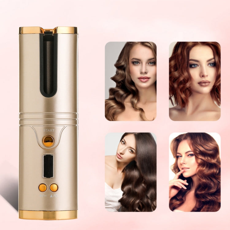 Portable USB Charging Wireless Curler Lazy Automatic Curling Rod(Patented Gray) - Hair Curler by PMC Jewellery | Online Shopping South Africa | PMC Jewellery