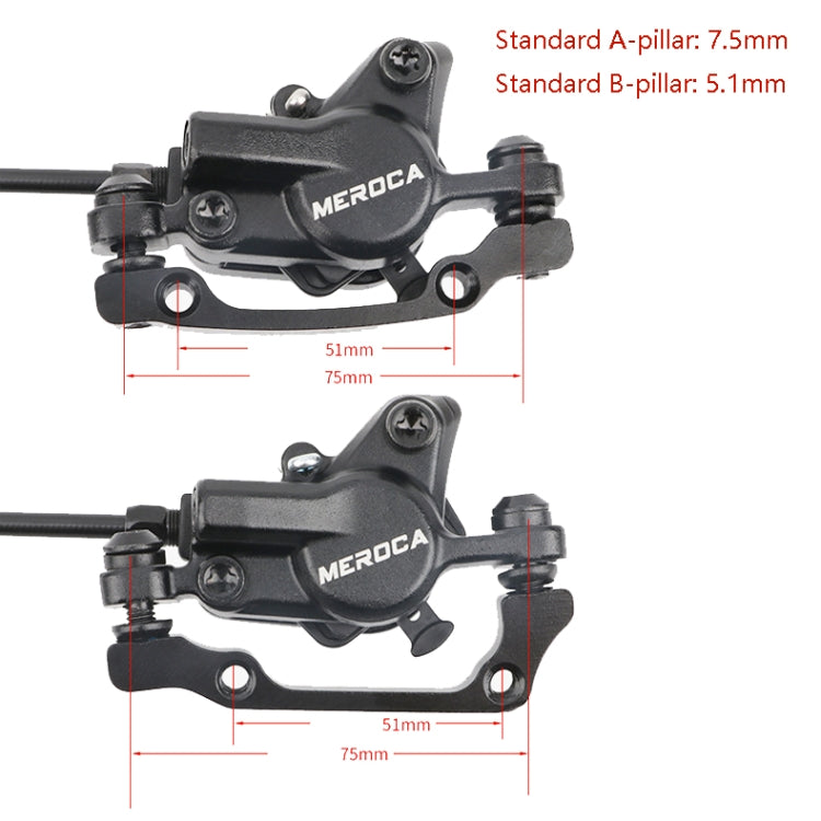 Meroca M800 Bicycle Brake Mountain Bike Universal Bilateral Brake Oil Pressure Disc Brake, Style: Right Front 800mm - Bicycle Brake Parts by Meroca | Online Shopping South Africa | PMC Jewellery