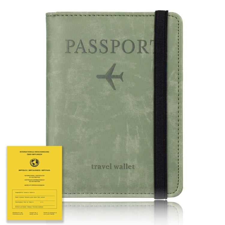 RFID Travel Passport Card Bag Elastic Band Protective Case(Green) - free shipping - PMC TechLife - Order now!