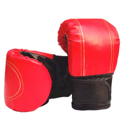 Adult Boxing Gloves Fighting Boxing Punching Half-finger Gloves(Red) - Boxing by PMC Jewellery | Online Shopping South Africa | PMC Jewellery