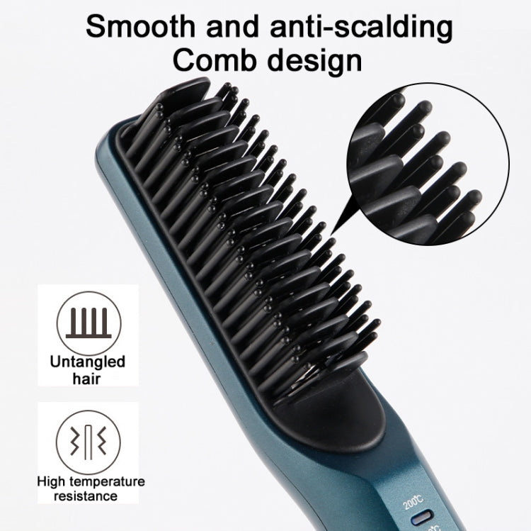 2 In 1 Curling And Straightening Dual-Use Mini Multi-Function Hair Straightener, Colour : Blue - Hair Curler by PMC TechLife | Online Shopping South Africa | PMC TechLife