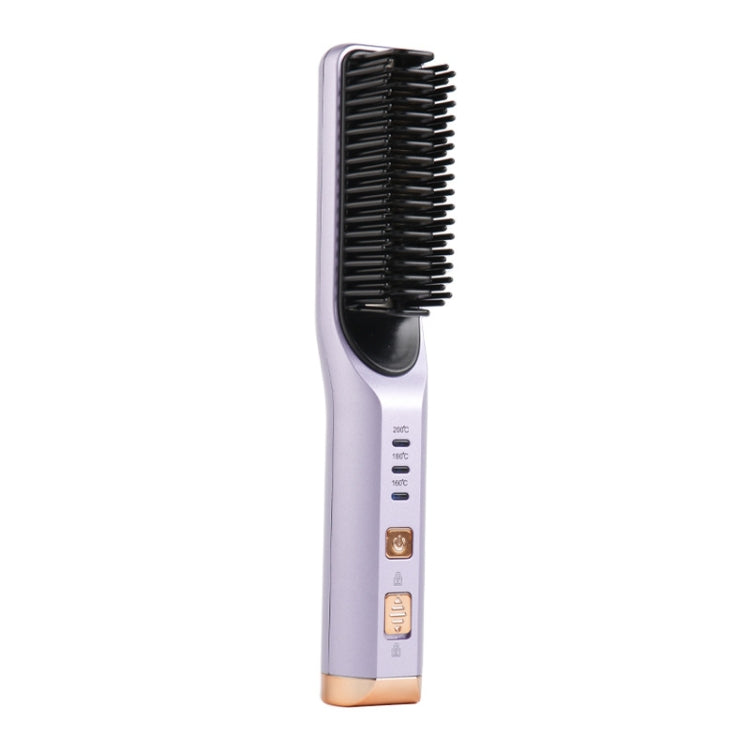 2 In 1 Curling And Straightening Dual-Use Mini Multi-Function Hair Straightener, Colour : Purple - free shipping - PMC TechLife - Order now!