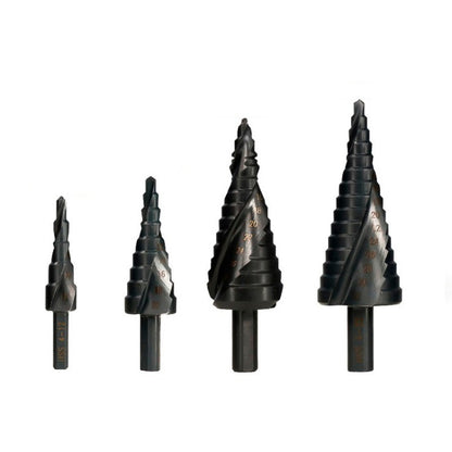 4-32mm Triangular Shank Spiral Flute Step Drill Bit - Drill & Drill Bits by PMC Jewellery | Online Shopping South Africa | PMC Jewellery