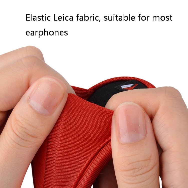 10 PCS G12S Headset Earphone Protection Cover Neoprene Head Beam Protection Pad(Large-Red) - Earmuff & Pad by PMC Jewellery | Online Shopping South Africa | PMC Jewellery