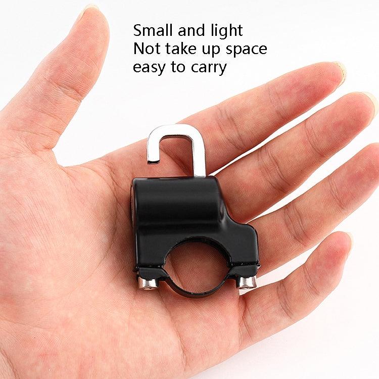 Electric Car Helmet Lock Anti-Theft Fixed Multi-Function Lock Bicycle Handle Fixed Helmet Anti-Theft Lock Helmet Lock + Reminder Rope - Bicycle Locks & Bicycle Pumps by PMC TechLife | Online Shopping South Africa | PMC TechLife
