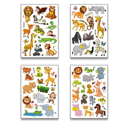 10 PCS Animal Bronzing Cartoon Tattoo Stickers Children Temporary Arm Stickers(WE-018) - Sticker by PMC Jewellery | Online Shopping South Africa | PMC Jewellery