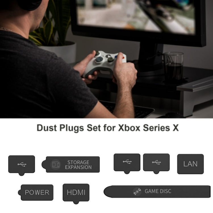 For XBOX Series S/X Host Dustproof Set Dust Plug,Style: Normal Edition - Cases by PMC Jewellery | Online Shopping South Africa | PMC Jewellery