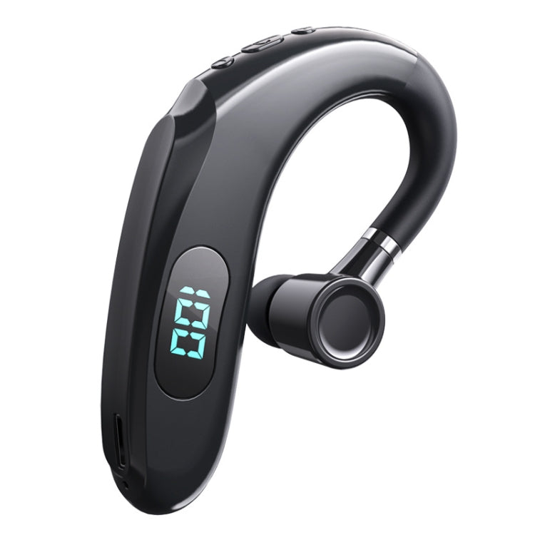 Q20 Bluetooth 5.2 Business Digital Display Sports Earhook Stereo Earphone(Black) - Bluetooth Earphone by PMC Jewellery | Online Shopping South Africa | PMC Jewellery