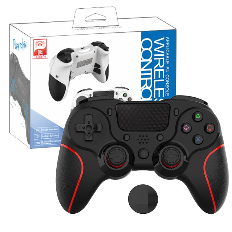 MB-P913 PC Six-Axis Somatosensory Back Key Programming Dual Vibration Bluetooth Gamepad For PS4 Pro(Blue Black) - Gamepads by PMC Jewellery | Online Shopping South Africa | PMC Jewellery