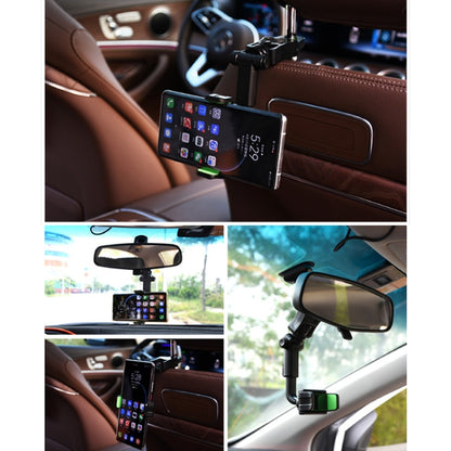 H02 Car Rearview Mirror Mobile Phone Holder Pillow Universal Car Mobile Phone Holder - Car Holders by PMC Jewellery | Online Shopping South Africa | PMC Jewellery