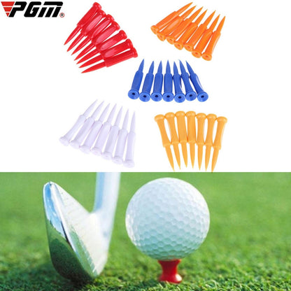 60 PCS PGM QT012 Golf Ribbon Needle Golf Plastic Ball TEE, Random Color Delivery, Specification: 68mm - Golf Accessories by PGM | Online Shopping South Africa | PMC Jewellery