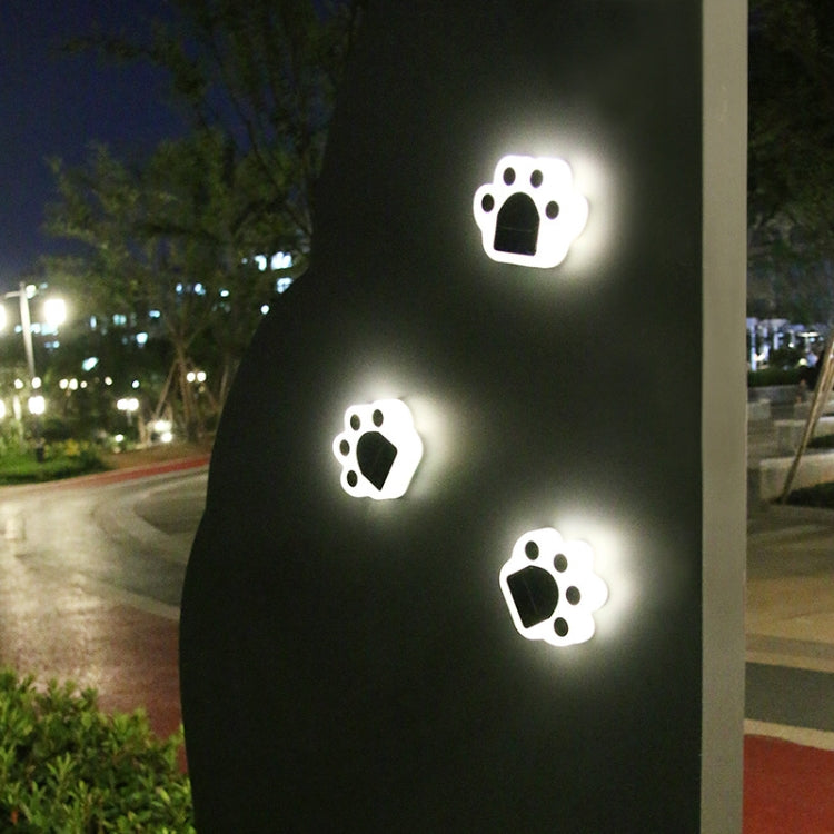 Bear Paw Outdoor Solar LED Courtyard Buried Light(White Light) - Buried Lights by PMC Jewellery | Online Shopping South Africa | PMC Jewellery