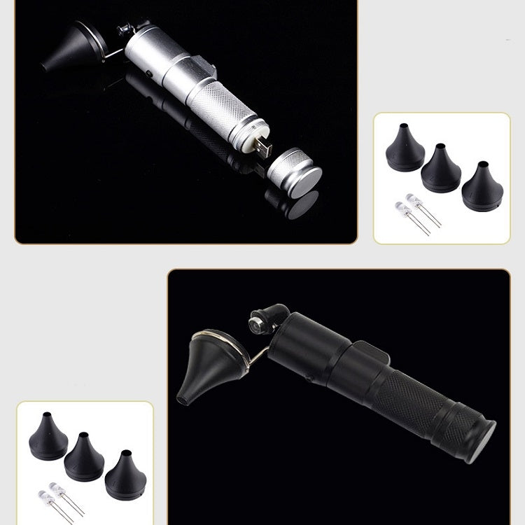 Ear Cleaning Hand Lamp USB Charging Otoscope(Silver) - Ear Care Tools by PMC TechLife | Online Shopping South Africa | PMC TechLife