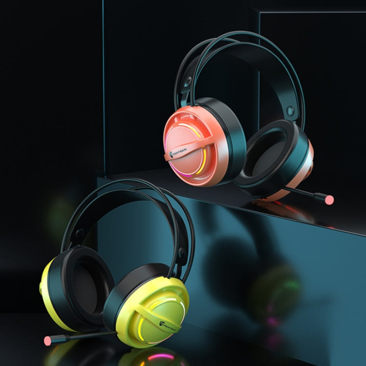PANTSAN PSH-100 USB Wired Gaming Earphone Headset with Microphone, Colour: 7.1 USB Black - free shipping - PMC TechLife - Order now!