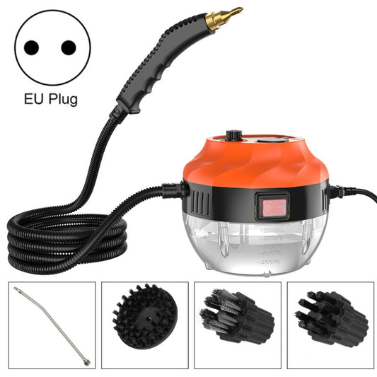 Steam Cleaner High Temperature Sterilization Cleaning Machine with 1L Water Tank 220V EU Plug(Orange) - Handheld Cleaner & Mops by PMC Jewellery | Online Shopping South Africa | PMC Jewellery | Buy Now Pay Later Mobicred