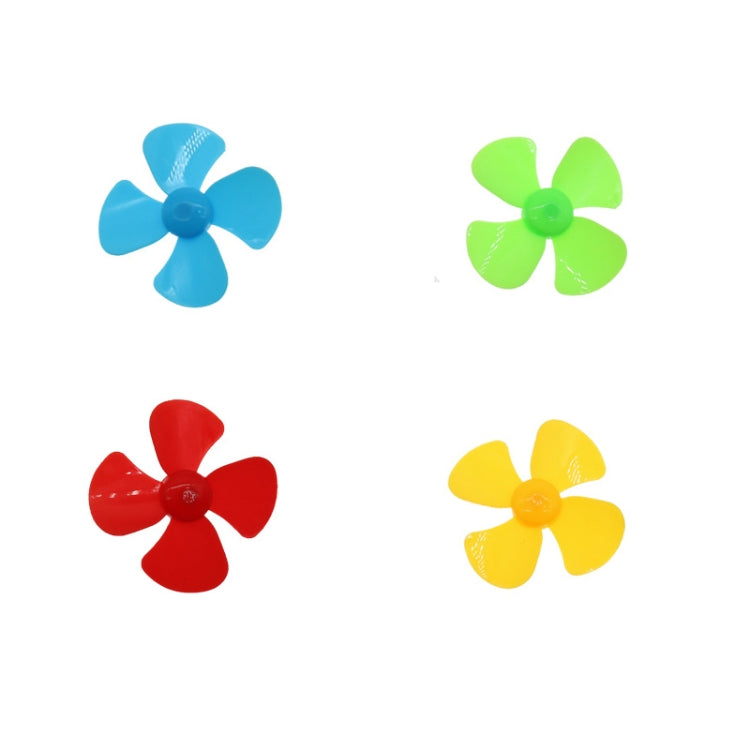 100 PCS Four-Blade Propeller Technology Made Toy Accessories, Random Color Delivery - Propeller by PMC TechLife | Online Shopping South Africa | PMC TechLife | Buy Now Pay Later Mobicred