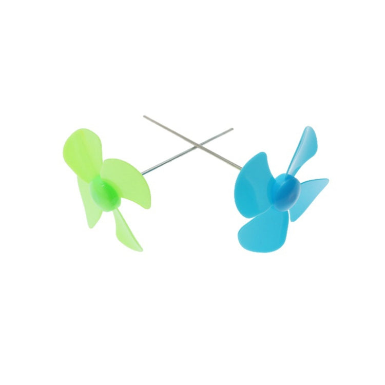 100 PCS Four-Blade Propeller Technology Made Toy Accessories, Random Color Delivery - Propeller by PMC TechLife | Online Shopping South Africa | PMC TechLife | Buy Now Pay Later Mobicred
