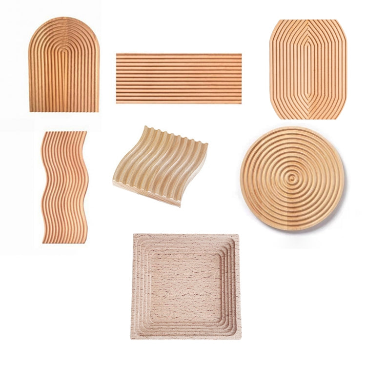 Large Wavy Wooden Tray Photography Shooting Props - Wooden Props by PMC TechLife | Online Shopping South Africa | PMC TechLife
