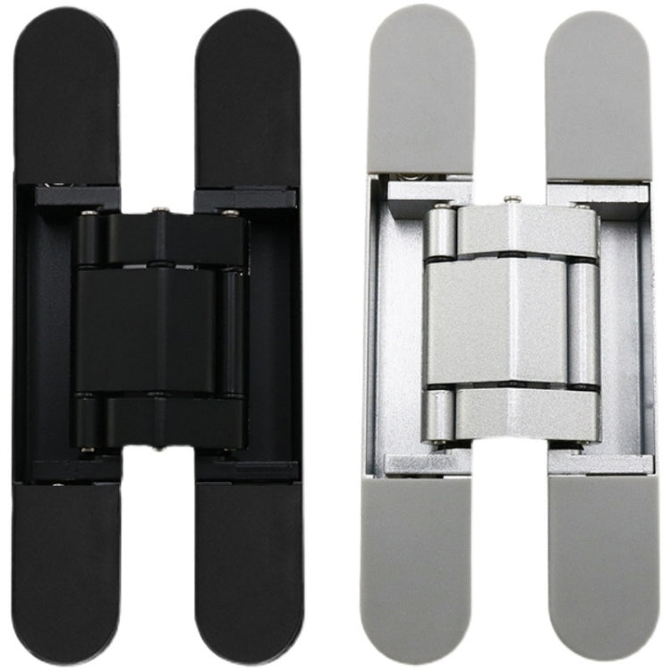 Three-Dimensional Adjustable Cross Hinge Folding Door Concealed Hinge, Specification: No. 3 Dumb Black 80kg - Furniture Accessories by PMC TechLife | Online Shopping South Africa | PMC TechLife