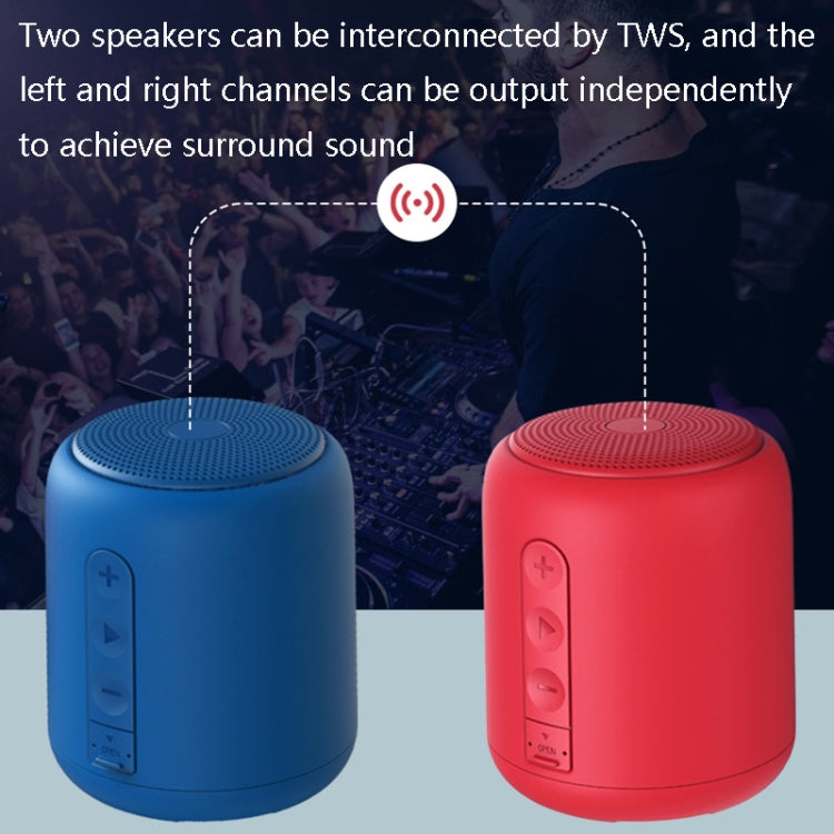 F9 TWS Mini Portable Bluetooth Speaker Support TF Card(No FM-Red) - Mini Speaker by PMC TechLife | Online Shopping South Africa | PMC TechLife