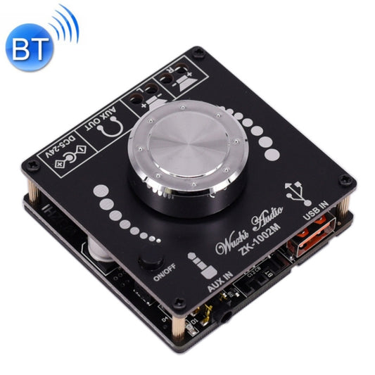 ZK-1002M Mini Stereo Bluetooth Audio Receiver D Class Digital Power Plate Module - Breadboard / Amplifier Board by PMC Jewellery | Online Shopping South Africa | PMC Jewellery