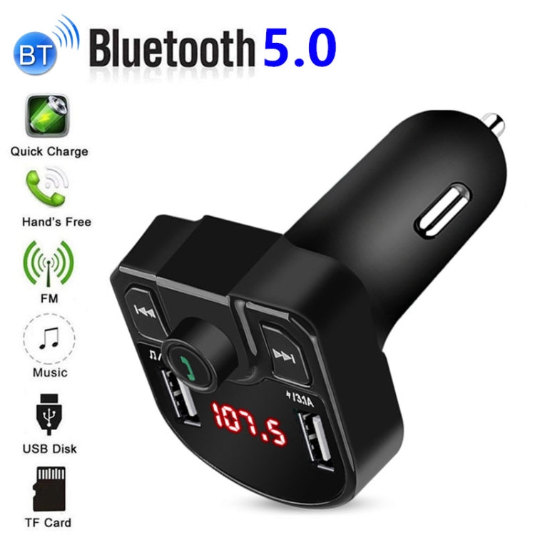 M9 Car Bluetooth MP3 Dual USB Car Charger(Black) - Bluetooth Car Kits by PMC TechLife | Online Shopping South Africa | PMC TechLife