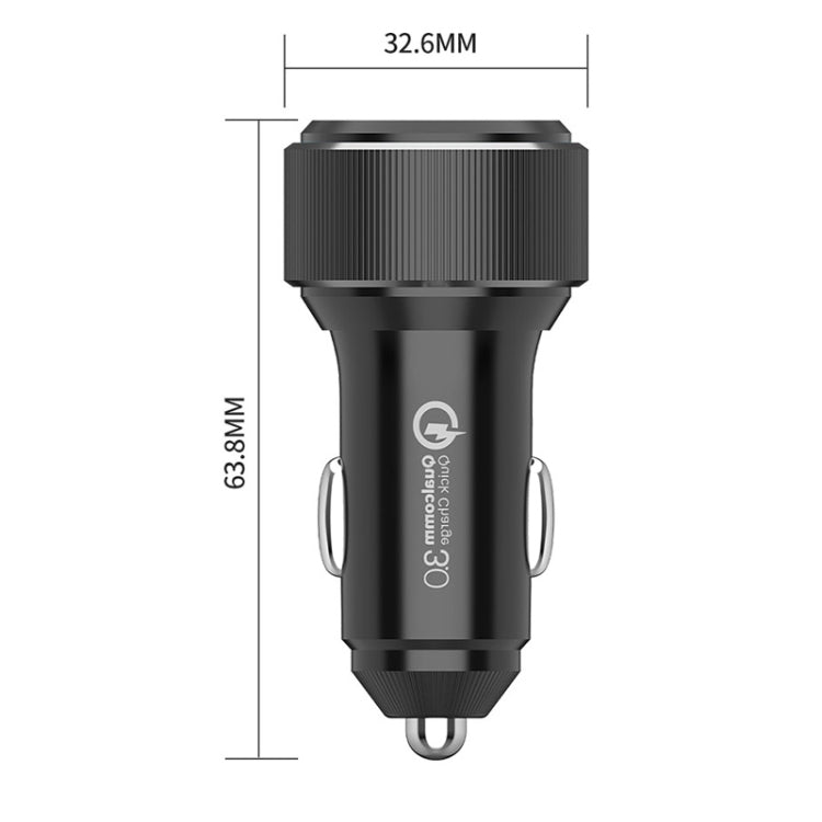 QIAKEY TM313 Dual Port Fast Charge Car Charger - free shipping - PMC TechLife - Order now!