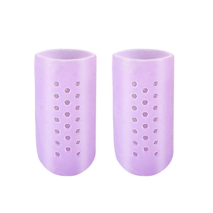 10 Pairs With Hole Toe Set High Heels Anti-Wear Anti-Pain Toe Protective Cover, Size: M(Purple) - Corrector by PMC Jewellery | Online Shopping South Africa | PMC Jewellery