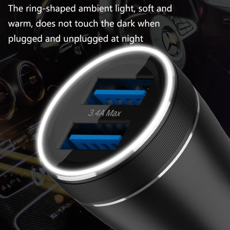 QIAKEY BK928 Dual Ports Fast Charge Car Charger - Car Charger by QIAKEY | Online Shopping South Africa | PMC Jewellery