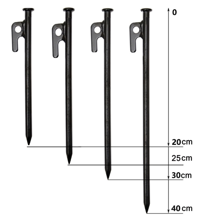 10 PCS 25cm Outdoor Camping Windproof Fixed Canopy Ground Nails - Tents & Accessories by PMC TechLife | Online Shopping South Africa | PMC TechLife