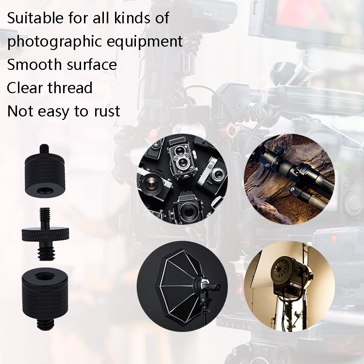 4 PCS Screw Adapter A26 1/4 Male to M6 Male Screw -  by PMC TechLife | Online Shopping South Africa | PMC TechLife